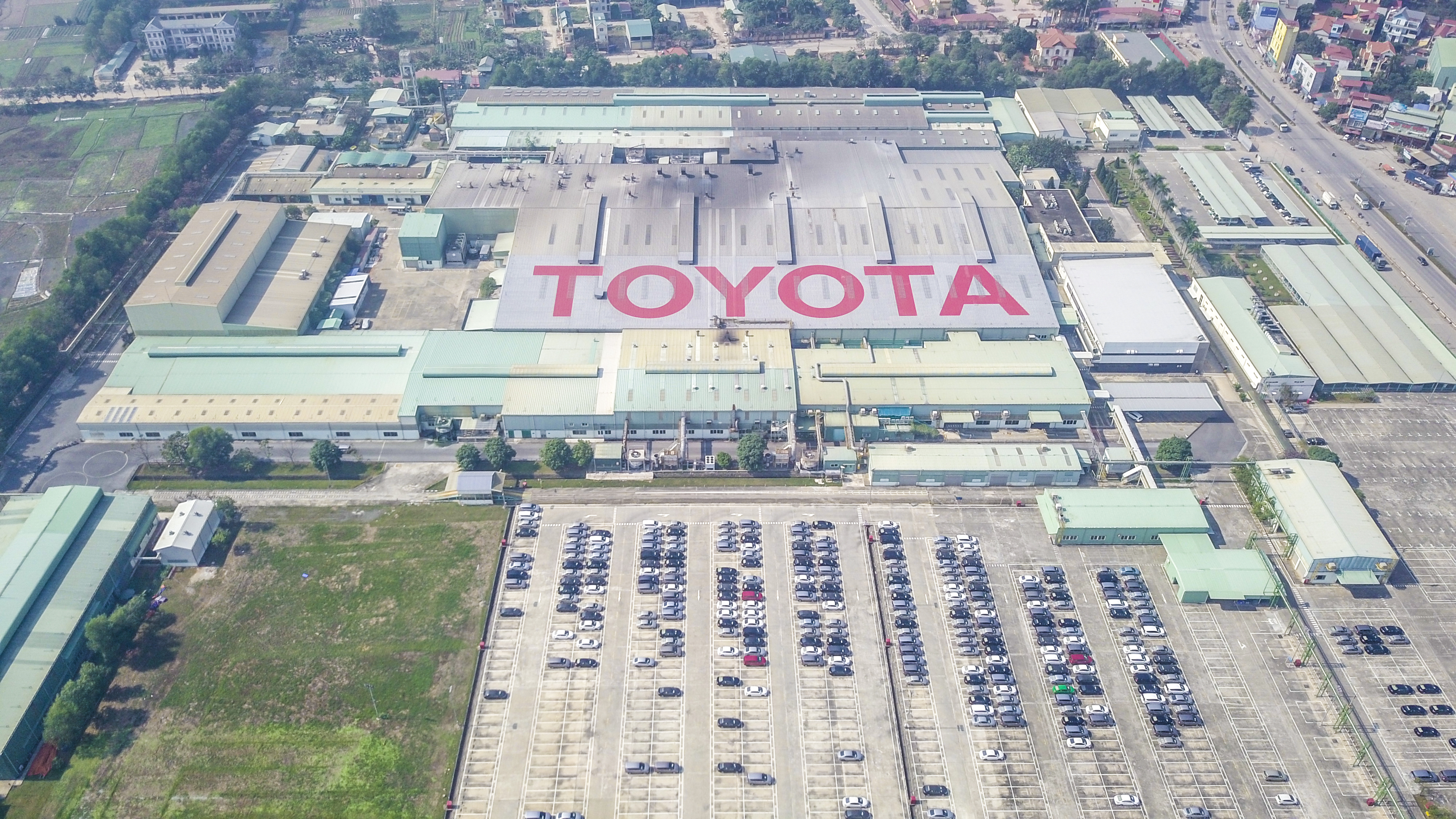 Nhà máy lắp ráp ô tô Toyota ở Vĩnh Phúc