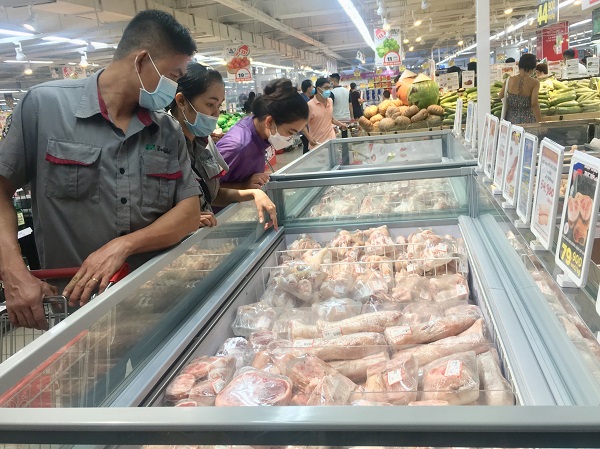 Giá thịt lợn và nhiều mặt hàng lương thực, thực phẩm khác trên thị trường bắt đầu 