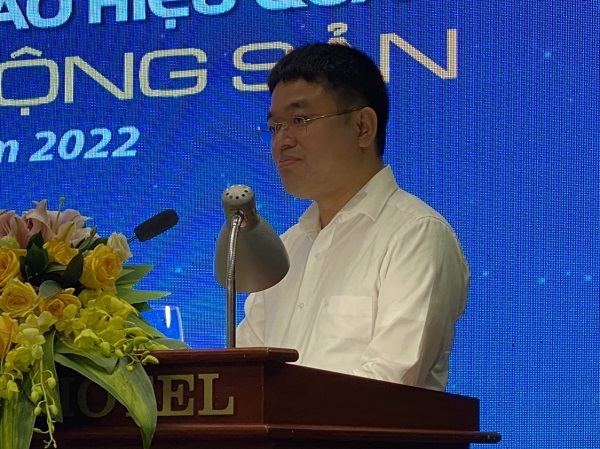 Ông Nguyễn Văn Minh, Phó Tổng Biên tập Báo Công Thương phát biểu tạiDiễn đàn“Tháo gỡ khó khăn về chính sách 