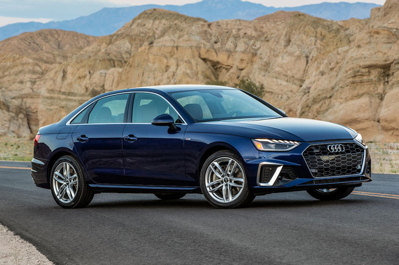 9. Audi A4 (doanh số: 110 nghìn chiếc, chiếm 3,3% thị phần).