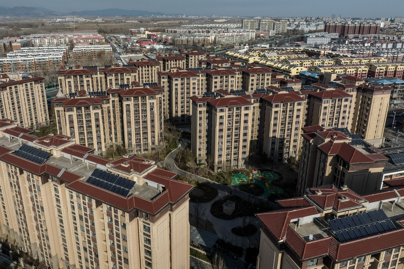 Hai Yue Cheng - một dự án toà nhà dân cư của Languang ở Bắc Kinh. 
