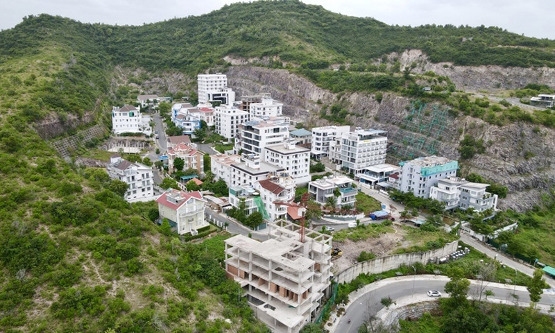 Sẽ tháo dỡ các biệt thự xây sai phép tại dự án Ocean View Nha Trang