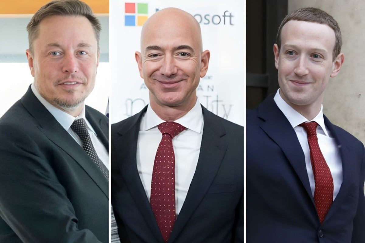 Elon Musk, Jeff Bezos và Mark Zuckerberg là những tỷ phú có tài sản tăng mạnh nhất.