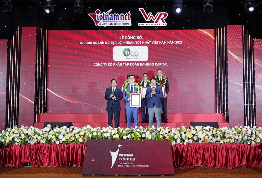 Bamboo Capital được vinh danh tại Lễ công bố Top 500 doanh nghiệp lợi nhuận tốt nhất Việt Nam