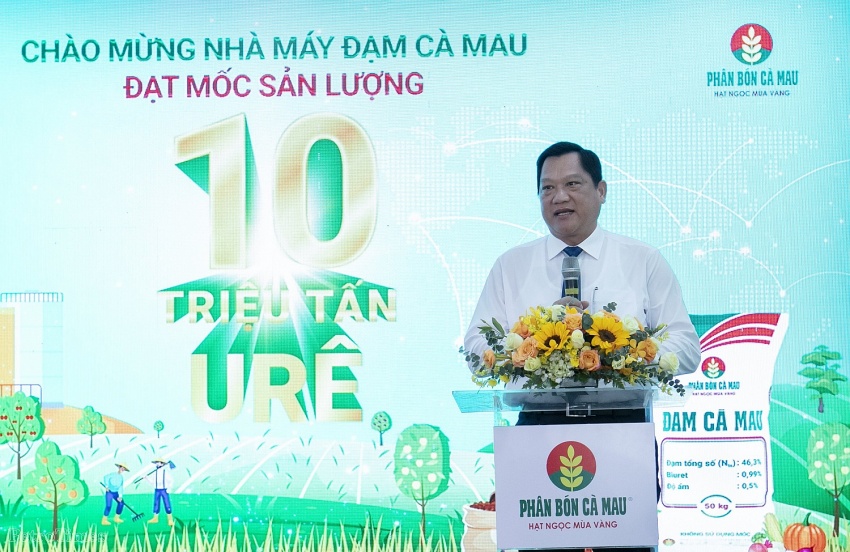 Nhà máy Đạm Cà Mau cán mốc sản xuất 10 triệu tấn urê