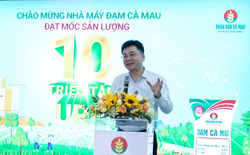 Nhà máy Đạm Cà Mau cán mốc sản lượng 10 triệu tấn urê