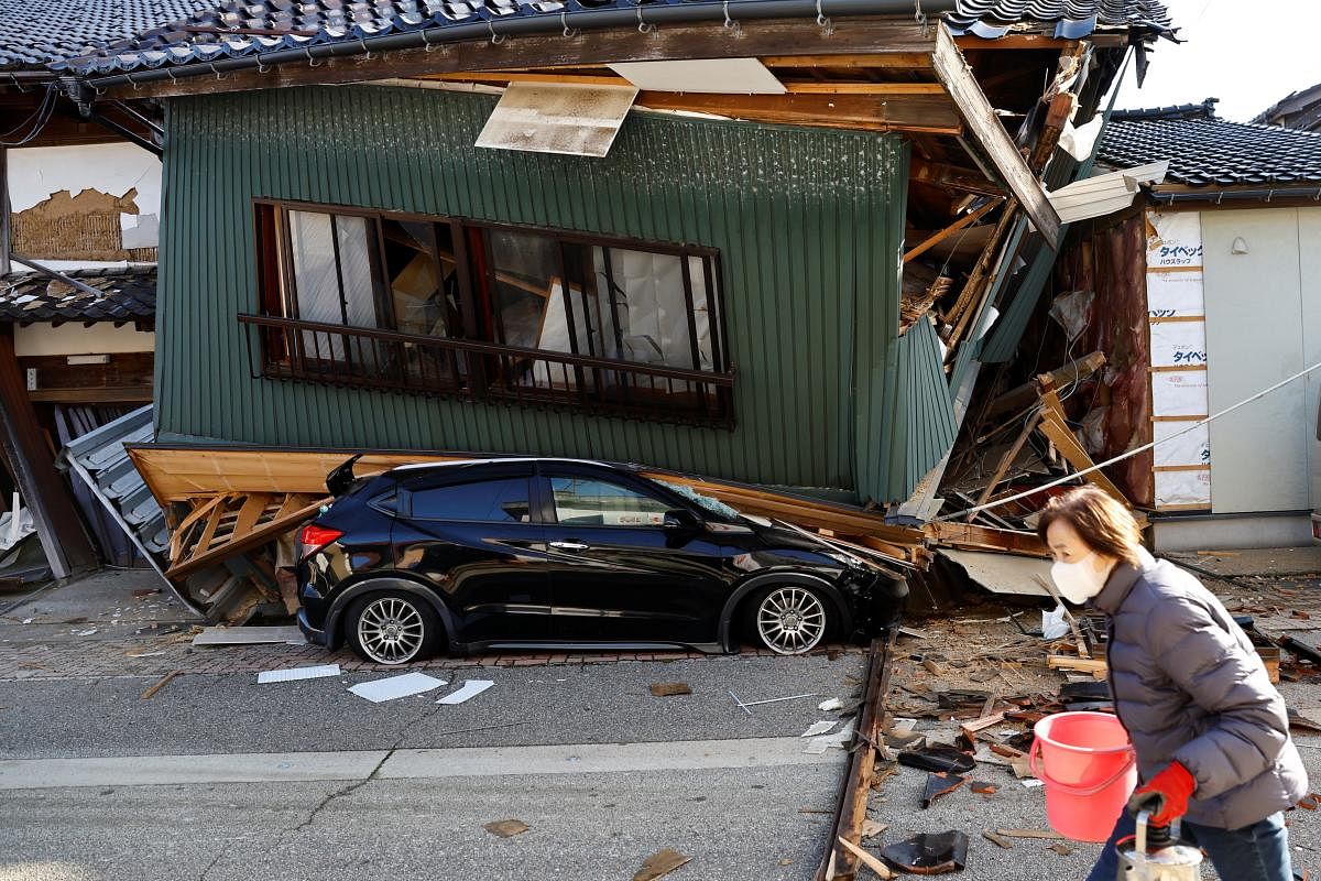 Trận động đất mạnh 7,6 độ richter xảy ra hôm 1/1 cùng hơn 155 dư chấn sau đó đã gây thiệt hại nặng nề về cấu trúc đô thị và gây ra nhiều vụ hỏa hoạn tại thành phố Wajima (tỉnh Ishikawa, Nhật Bản).