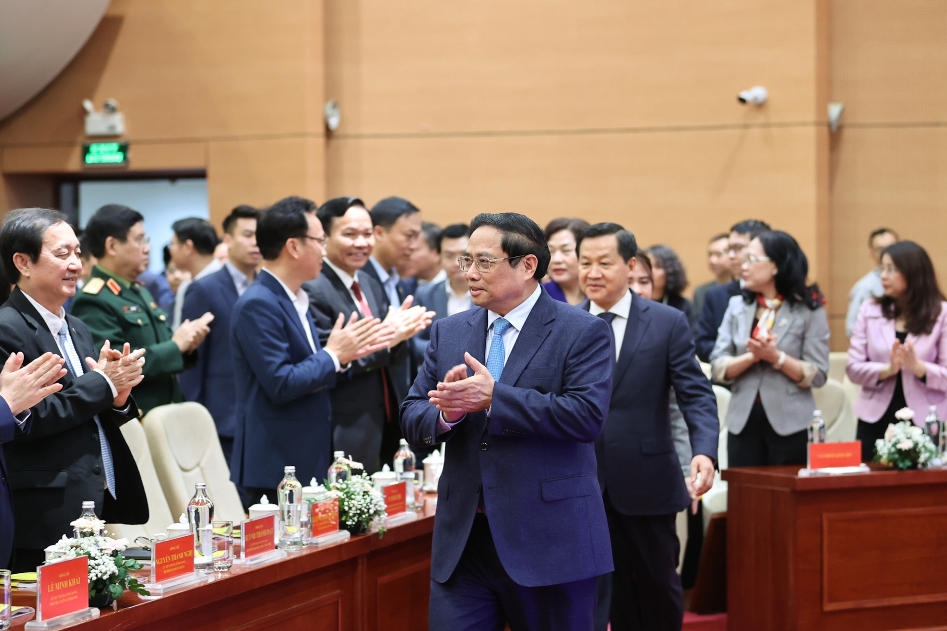 Thủ tướng Phạm Minh Chính dự Hội nghị triển khai nhiệm vụ năm 2024 của NHNN-VNF