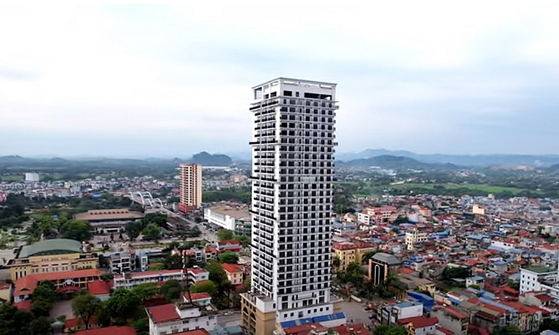 Dự án tòa nhà cao nhất Thái Nguyên chậm tiến độ