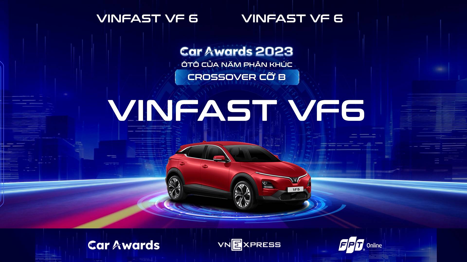 VF 6 được tôn vinh tại Car Awards 2023.