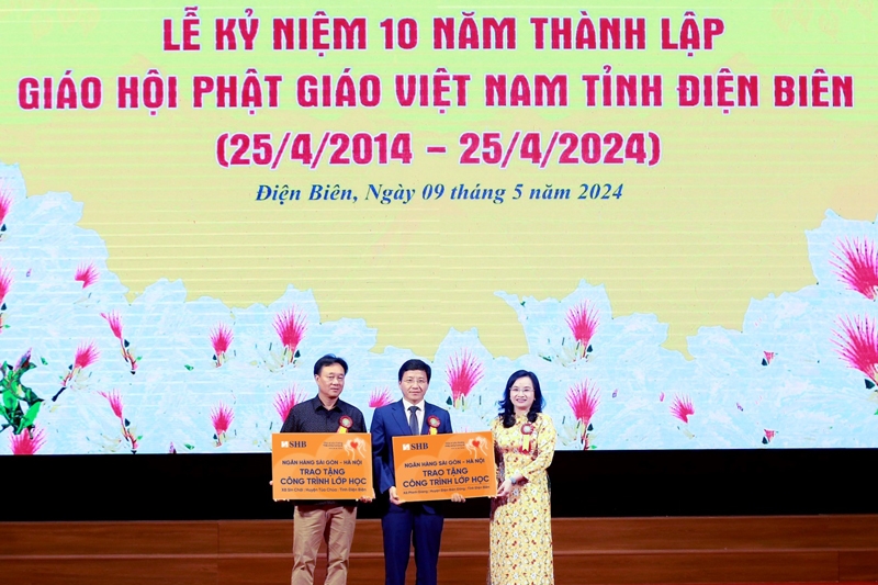 SHB dành hơn 11 tỷ đồng thực hiện nhiều hoạt động xã hội tại tỉnh Điện Biên nhân kỷ niệm 70 năm chiến thắng Điện Biên Phủ