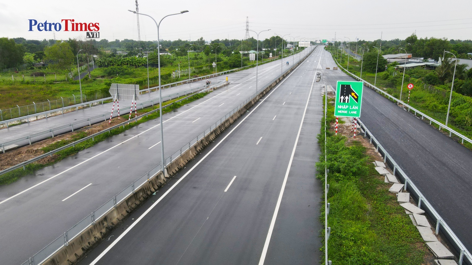 [Chùm ảnh] Đoạn 3km cao tốc Bến Lức   Long Thành sắp thông xe