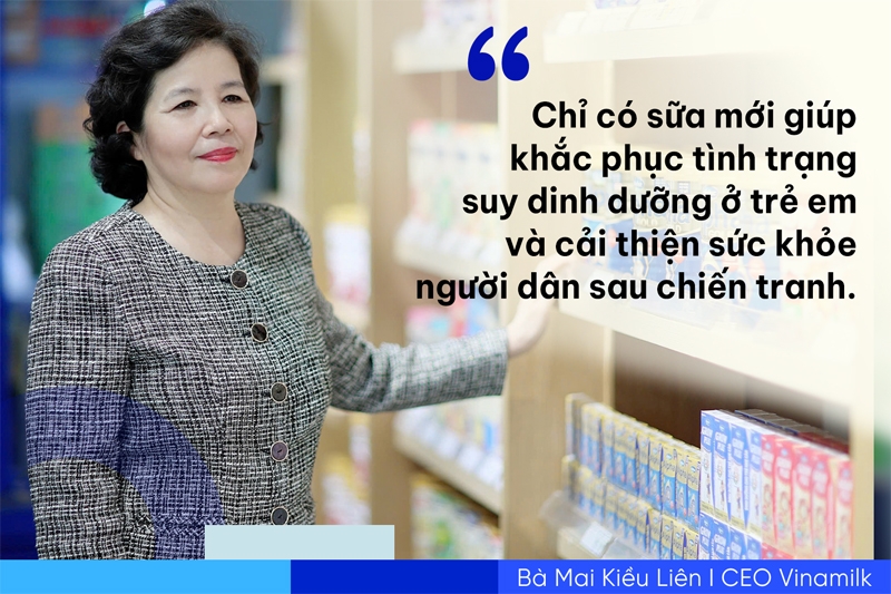 Những câu nói của bà Mai Kiều Liên làm nên “chất” Vinamilk