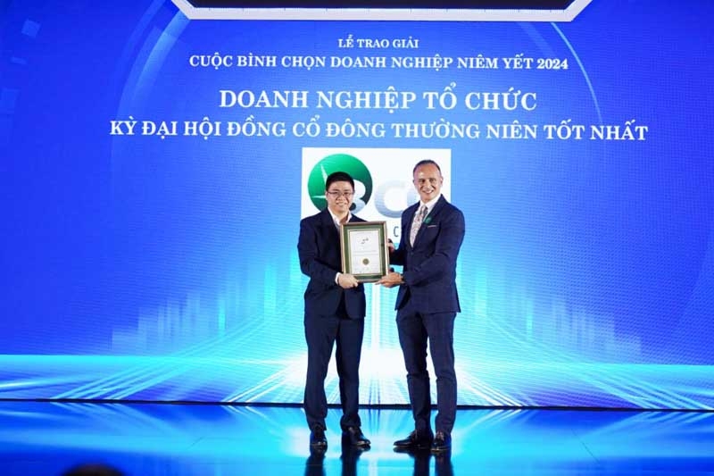 Bamboo Capital thắng lớn tại cuộc bình chọn doanh nghiệp niêm yết 2024