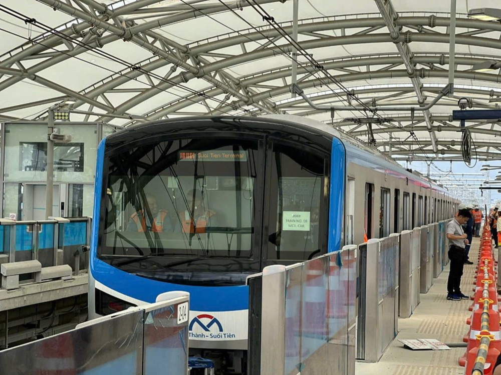 Metro số 1 Bến Thành - Suối Tiên chính thức vận hành