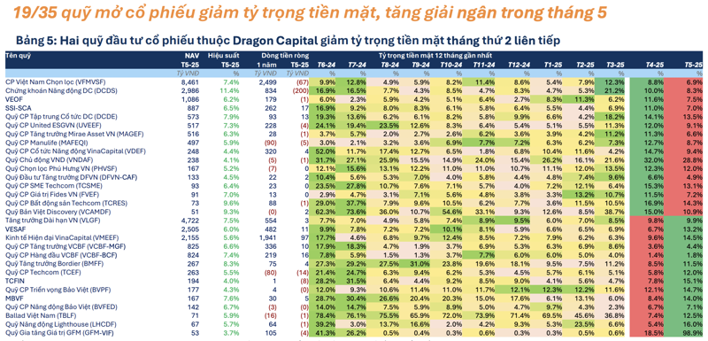 Thị trường tháng 5/2025: Quỹ đầu tư nới lỏng “phanh” - Niềm tin đang trở lại?
