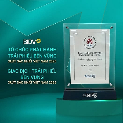 BIDV vào top 20 cổ phiếu phát triển bền vững nhất Việt Nam lần thứ II liên tiếp