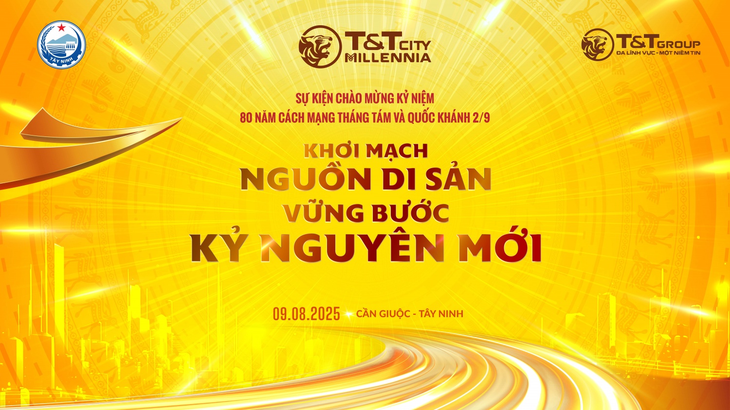 Khơi mạch nguồn Di sản – Vững bước Kỷ nguyên mới hứa hẹn bùng nổ với âm nhạc, ánh sáng và sự tham gia của những ngôi sao tên tuổi hàng đầu làng nhạc Việt. Có gì đặc biệt tại T&T City Millennia, nơi đại nhạc hội lớn bậc nhất phía nam Sài Gòn sắp diễn ra?