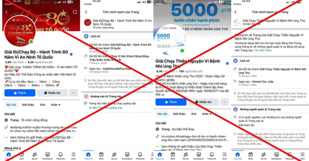 Một số tài khoản tích xanh có dấu hiệu lừa đảo trên Facebook