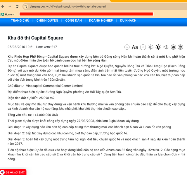 Nhận diện chủ dự án Capital Square 3 gây ra Nhận diện chủ dự án Capital Square 3 gây ra