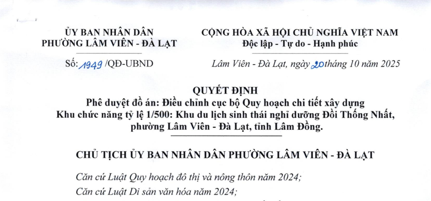 Lâm Đồng: Xây dựng khu du lịch sinh thái trong rừng tự nhiên