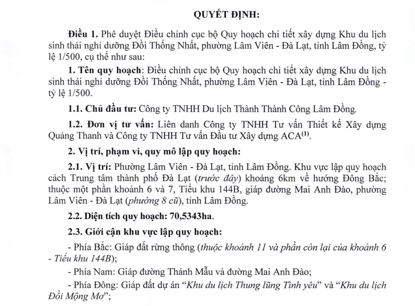 Lâm Đồng: Xây dựng khu du lịch sinh thái trong rừng tự nhiên