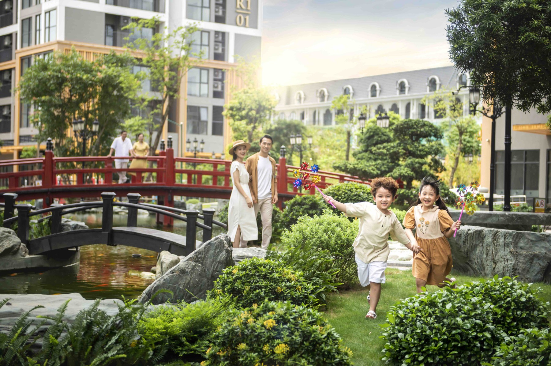The Zenpark là phân khu căn hộ duy nhất tại Vinhomes Ocean Park được chủ đầu tư lấy cảm hứng từ lối sống tinh tế của xứ sở Phù Tang