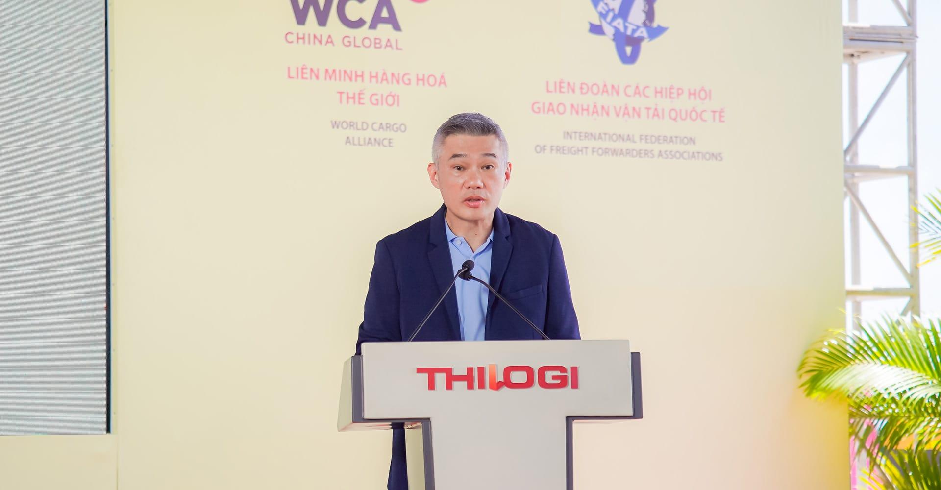 Ông Quek Chun Guan - Giám đốc khu vực Đông Nam Á hãng tàu RCL chia sẻ định hướng hợp tác và phát triển trong thời gian tới. 6-2
