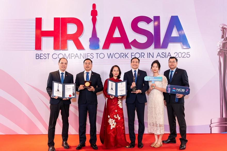 NCB nhận cú đúp giải thưởng tại HRAA 2025