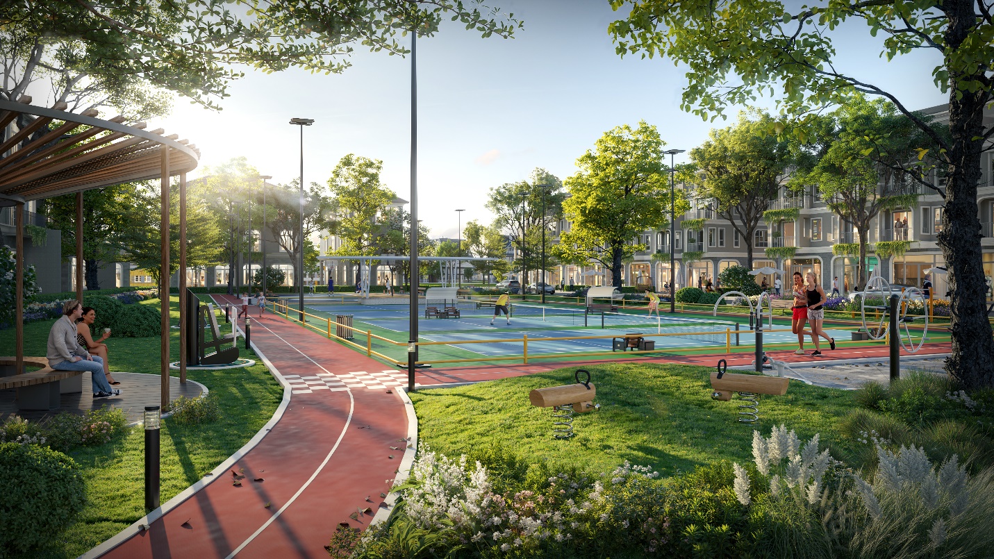 Khu thể theo liên hợp rộng gần 5000m2