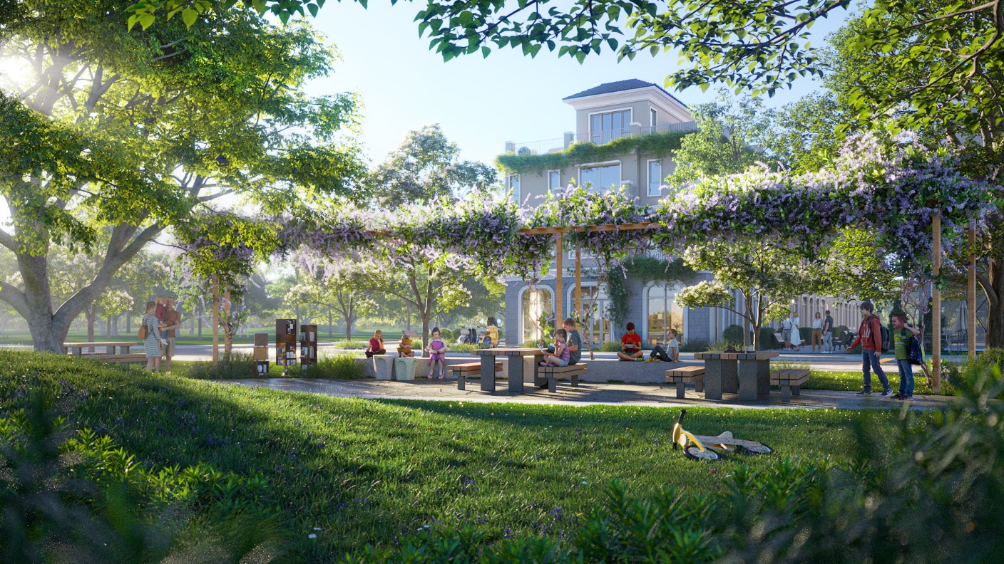 Vườn đọc sách tại Central Bay