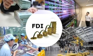 Vốn FDI thực hiện tại Việt Nam đạt 6,28 tỷ USD, cao nhất trong 5 năm