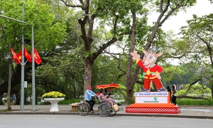 Thủ đô Hà Nội rực rỡ cờ hoa chào mừng SEA Games 31