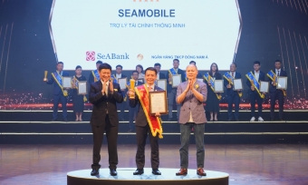 Ngân hàng số SeAMobile được xếp hạng 5 sao tại Giải thưởng Sao Khuê 2025