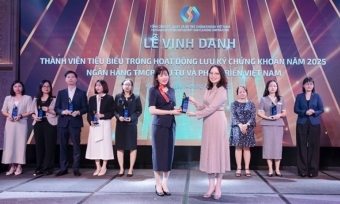 BIDV - Top 10 thành viên tiêu biểu trong hoạt động lưu ký chứng khoán năm 2025