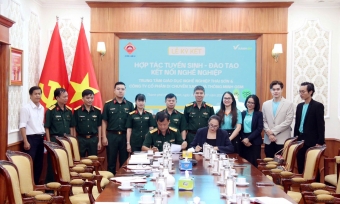 GSM hợp tác Trung tâm Thái Sơn tạo việc làm cho bộ đội xuất ngũ
