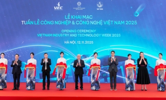 Khai mạc tuần lễ công nghiệp và công nghệ Việt Nam 2025 tại Trung tâm triển lãm Việt Nam