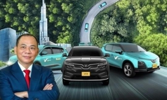 Doanh nghiệp taxi điện của tỷ phú Phạm Nhật Vượng mạnh tay tăng vốn lên 25.000 tỷ đồng