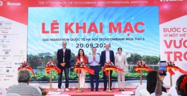 Giải Marathon quốc tế Hà Nội Techcombank mùa 3 lan tỏa ý nghĩa nhân văn