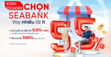 SeABank dành 5.000 tỷ đồng cho vay khách hàng cá nhân bổ sung vốn kinh doanh