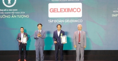 Geleximco được vinh danh Top 10 Thương hiệu mạnh - Tăng trưởng ấn tượng 2024