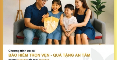 Đón những giá trị 'bảo hiểm trọn vẹn' để nhận vô vàn 'quà tặng an tâm' từ BAC A BANK