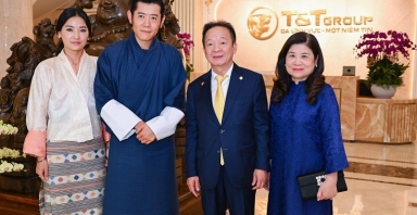 Quốc vương Bhutan và Hoàng hậu tới thăm Tập đoàn T&T Group