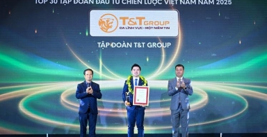T&T Group được vinh danh Top 30 Tập đoàn đầu tư chiến lược Việt Nam (ALPHA30): Dấu ấn hệ sinh thái đa ngành bền vững