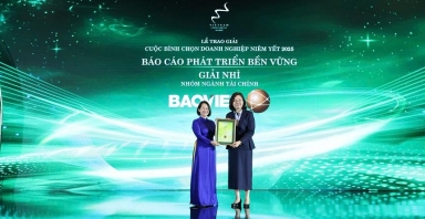 Tập đoàn Bảo Việt (BVH): Top 10 Doanh nghiệp Quản trị Công ty tốt nhất và Giải Nhì Báo cáo phát triển bền vững