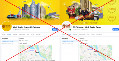 Cảnh giác trước chiêu trò giả mạo tuyển dụng T&T Group trên mạng xã hội để lừa đảo