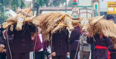 Độc đáo lễ hội trâu bò rơm rạ ở Vĩnh Phúc