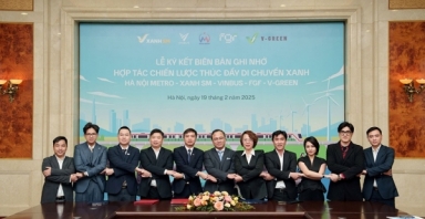 Hà Nội Metro hợp tác với Xanh SM, Vinbus, FGF và V-Green xây dựng mạng lưới giao thông xanh cho Thủ đô