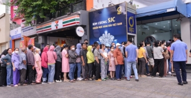 Điểm kinh doanh vàng miếng phải treo biển nhận diện
