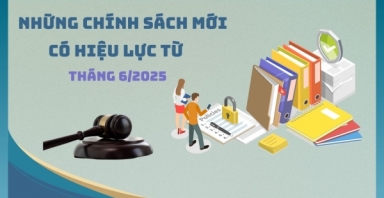 Những chính sách nổi bật có hiệu lực từ tháng 6/2025